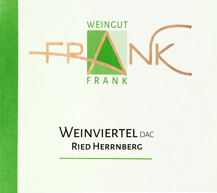 Etikette Weinviertel DAC Herrnberg Weingut Frank